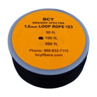BCY 23 D-Loop Material Black 100 ft.