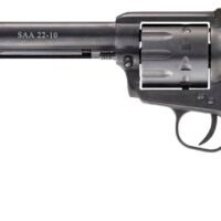 Chiappa Firearms CF340170 SAA 1873 Medium Frame 22 LR 10 Shot, 7.50" Blued Steel Barrel, Blued Steel Frame, Blued Cylinder, Black Plastic Grip, Exposed Hammer