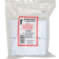 Pro-Shot 214250 Cleaning Patches  .38 - .45 Cal/ .410 / 20 Gauge 2.25" Square Cotton Flannel 250 Pack
