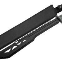 SZCO RITE EDGE 20" MACHO - MACHETE BLACK W/SHEATH 25" OAL