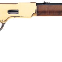Taylors & Company 550190 1866 Uberti Full Size 45 Colt (Long Colt) 10+1 20" Blued Octagon Barrel, Brass Receiver, Walnut Fixed Stock, Right Hand
