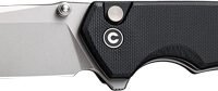 CIVIVI KNIFE BRAZEN 3.46" - BLACK G-10/STONEWASH BUTTON LK