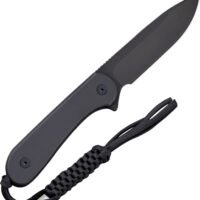 CIVIVI KNIFE ELEMENTUM 3.98" - FIXED BLACK G10/BLACK D2