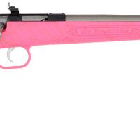 CRICKETT RIFLE G2 22LR PINK - SYNTHETIC/GOLD WEB STAINLESS