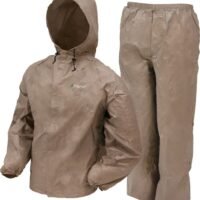 FROGG TOGGS RAIN SUIT MENS - ULTRA LITE 2 MEDIUM KHAKI