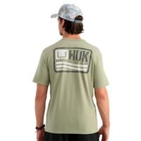 Huk Born Wave Short Sleeve Shirt Seagrass L