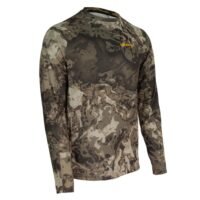 Muddy Base Layer Crew Long Sleeve Shirt Veil Canyon Grey L