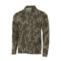 Muddy DV8 Quest Midweight Quarter Zip Sweatshirt Mossy Oak Bottomland M