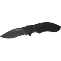 Kershaw Clash Folding Knife 3-1/10" Drop Point Blade Black