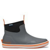 LaCrosse Mens Alpha Deck Boot 6" Grey/Orange Size 10