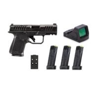 Rost Martin RM1S Handgun 9mm Luger 12(1)&15(3)rd Magazines 3.6" Barrel Black Black Viridian Red Dot Pistol Case
