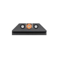 Night Fision Tritium Night Sight Set Orange Front Black U-Notch Back for Glock