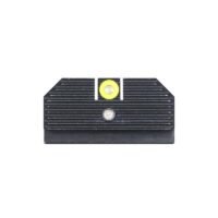 Night Fision Student of the Gun Accur8 Night Sight Set Yellow Front Black Back for Glock 42/43/43x