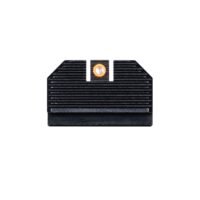 Night Fision Optics Ready Stealth Night Sight Set Orange Front Blank Rear Glock 43x MOS