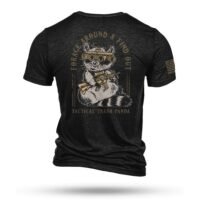 Nine Line Tactical Trash Panda Tri-Blend T-Shirt Black S