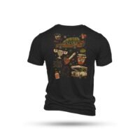 Nine Line Lotta Sap X-Mas Vacay Short Sleeve Shirt Charcoal Black 2XL