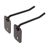 Hornady Square-Lok 4" Single Peg Hook Black 2/ct