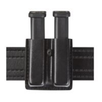 Safariland Slimline Open Top Double Magazine Pouch Size 5 for Glock 17/22 Black
