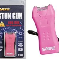 Sabre 600000 Volt Mini-Stun Gun with LED - Pink