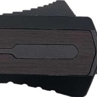 Zastava A7 OTF Knife - Tactical Black Wood | S35VN Dagger Blade