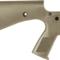 Wraithworks WARP-15 Polymer Complete AR15 Lower Receiver - FDE | Mil-Spec Parts Kit | Integral Buttstock & Textured Pistol Grip | Trap Door Buttplate