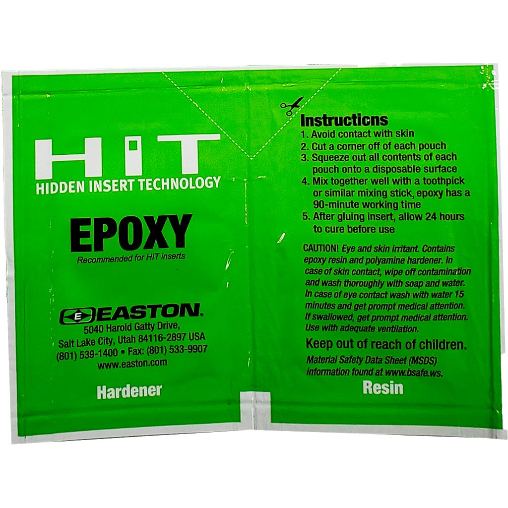 Easton HIT Epoxy Adhesive Pouch 3 pk.