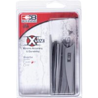Bohning X Vanes Shield Cut 3 in. Silver 36 pk.