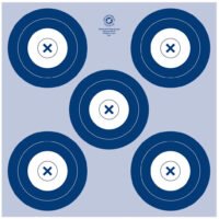 Maple Leaf NFAA Indoor Target 5 Spot Target 25 pk.