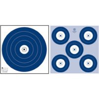 Maple NFAA Dual 1-Spot/5-Spot Target 25 pk.