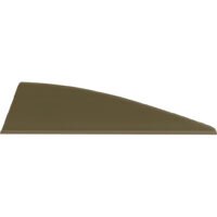TAC Vanes Driver High Profile Vanes OD Green 100 pk.