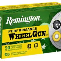 Remington Ammunition 22338 Performance WheelGun  45Colt 225gr Lead Semi Wadcutter 50 Per Box/10 Case