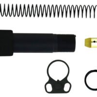 TacFire MAR049B Buffer Tube Kit Mil-Spec AR-15 Black Aluminum AR-Pistol Platform