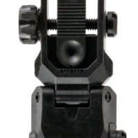 Kriss USA DARSBL00 Defiance Rear Flip-Up Black AR-15 Low Profile Steel