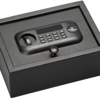 Bulldog BD1030 Digital Top Open Vault Standard Keypad Entry Black Powder Coat Steel 11.80" x 8.70" x 4"