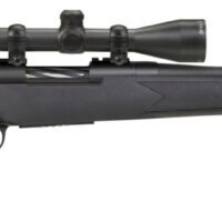 Mossberg 28027 Patriot Super Bantam 6.5 Creedmoor Caliber with 5+1 Capacity, 20" Fluted Barrel, Blued Metal Finish & Black Synthetic Stock Right Hand (Youth) Includes 3-9x40mm Scope
