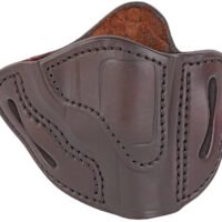 1791 Gunleather RVH1SBRR RVH1  OWB Size 01 Signature Brown Leather Belt Slide Fits S&W J Frame/Ruger LCR/S&W 38 Belt Up to 1.75" Wide Right Hand