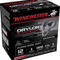 Winchester Ammo XSM1233 Drylok Super Steel Magnum 12Gauge 3" 1 3/8oz 3Shot 25 Per Box/10 Case