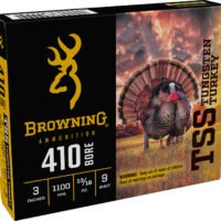 Browning Ammo B193924139 TSS Tungsten Turkey 410Gauge 3" 13/16oz Tungsten 9Shot 5 Per Box/20 Case