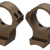 Browning 12541 X-Bolt Scope Mount System X-Lock Burnt Bronze Cerakote Aluminum 34mm Tube, Medium Rings