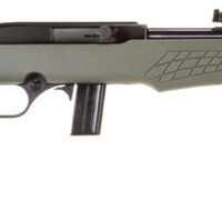 Rossi RS22L1811OD RS22  Semi-Auto 22 LR Caliber with 10+1 Capacity, 18" Barrel, Matte Black Metal Finish & Monte Carlo OD Green Synthetic Stock Right Hand (Full Size)