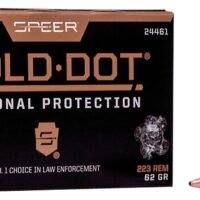 Speer 24461 Gold Dot Personal Protection 223Rem 62gr Soft Point 20 Per Box/10 Case