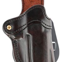 1791 Gunleather ORPDH24SBRR BH2.4 Optic Ready OWB 2.4 Signature Brown Leather Paddle Fits Walther PPQ/Sig P320/Springfield XD-M