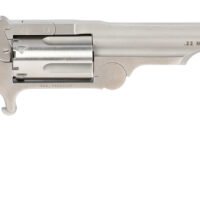 North American Arms 22MR4 Ranger II 22 WMR 5 Shot 4" Stainless Steel Barrel, Stainless Steel Frame, Stainless Cylinder, Rosewood Boot Grip, Exposed Hammer