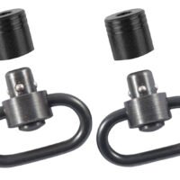 Outdoor Connection PBS19122 Push Button Swivel Set  1.25" Black Steel