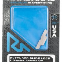 Rival Arms RA80G001D Slide Lock  Extended Stainless Steel for Glock Gen3-4