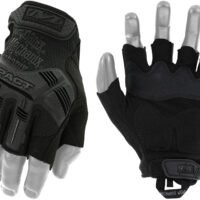 Mechanix Wear MFL55011 M-Pact Covert Black Fingerless Synthetic Leather XL TPR Closure