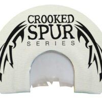 Foxpro CSMOUTHWHTSLASH Crooked Spur V-Cut Slash Diaphragm Call Triple Reed Turkey Sounds Attracts Turkeys White