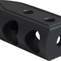 Timber Creek Outdoors 308HBBLC Heart Breaker Muzzle Brake Black Cerakote with 5/8"-24 tpi Threads for 308 Win AR-Platform