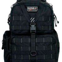 GPS Bags T1913BPB Tactical  Black 1000D Polyester 4 Handguns