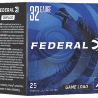 Federal N1328 Game-Shok Heavy Field 32Gauge 2.50" 1/2oz 8Shot 25 Per Box/10 Case